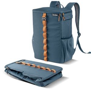 CleverMade -  Collapsible Tahoe Backpack Cooler - 24  Cognac
